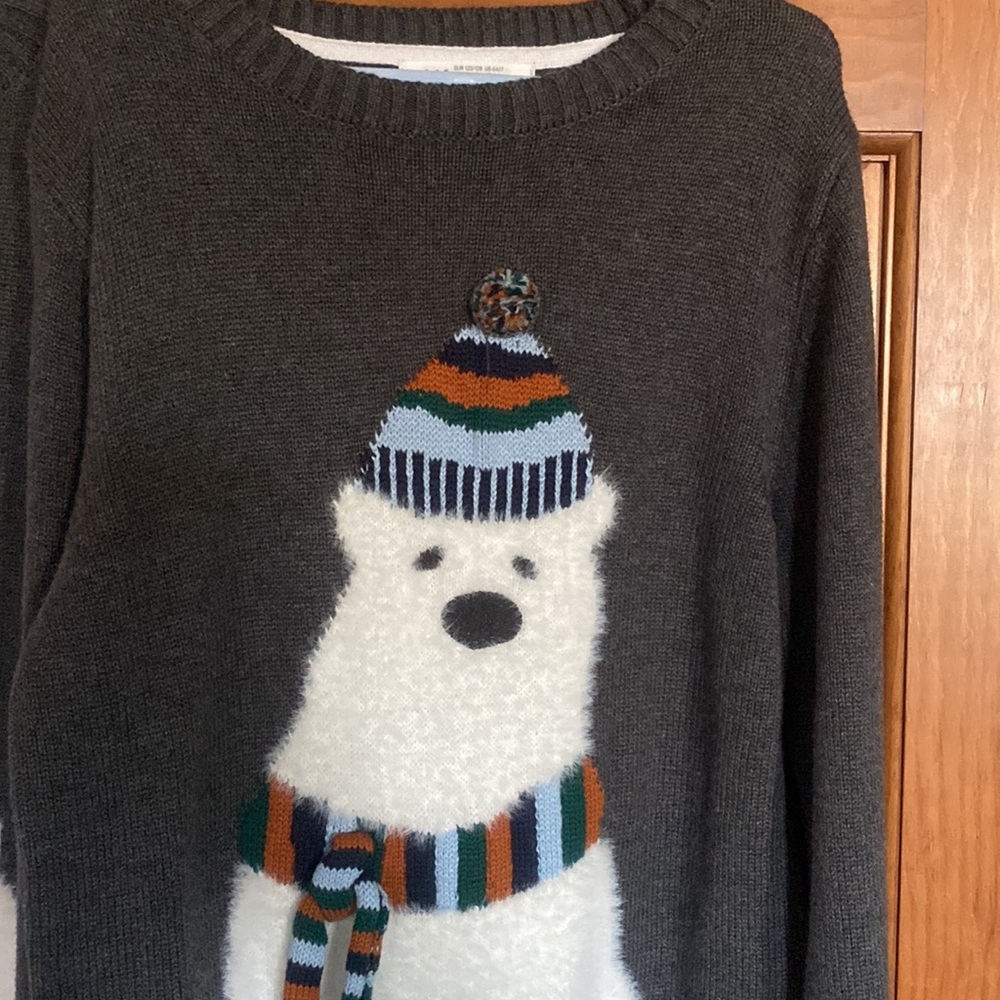 NWOT H&M winter/holiday sweater. Two sizes available. Price each. 5t/6 or 6x/7 - Picture 7 of 9